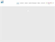 Tablet Screenshot of bitcostruzioni.com